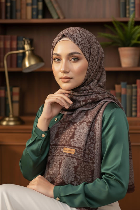 Royal Tapestry - Printed Cashmere Hijab