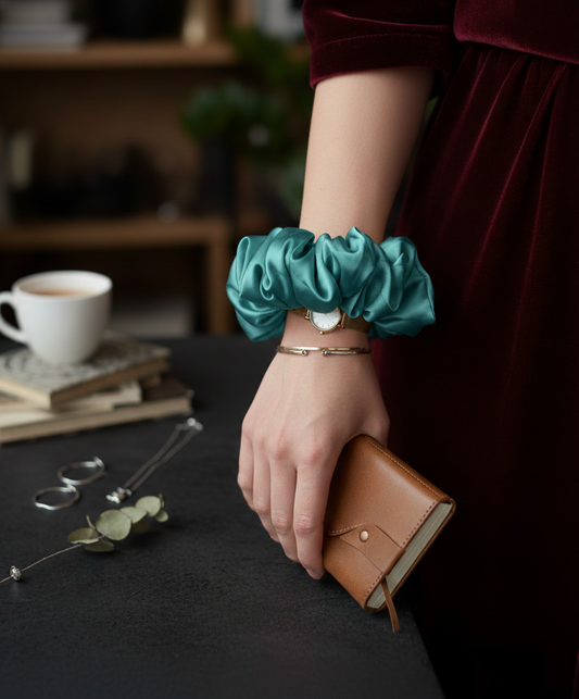 Graceful Silk Scrunchies - S18