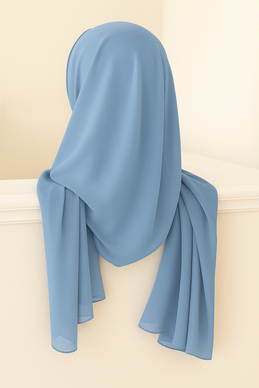 Sky Blue - Georgette