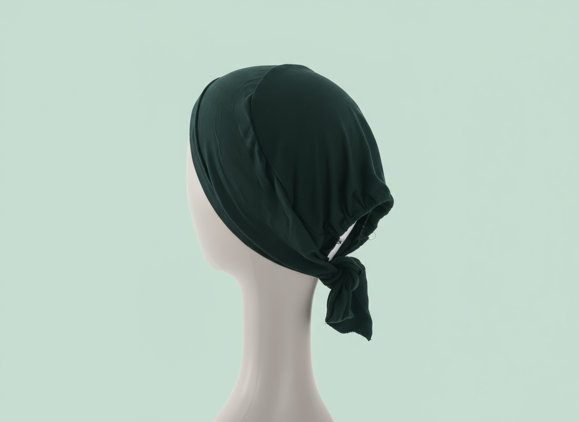 Green Tie Back - Under scarf Tube Band