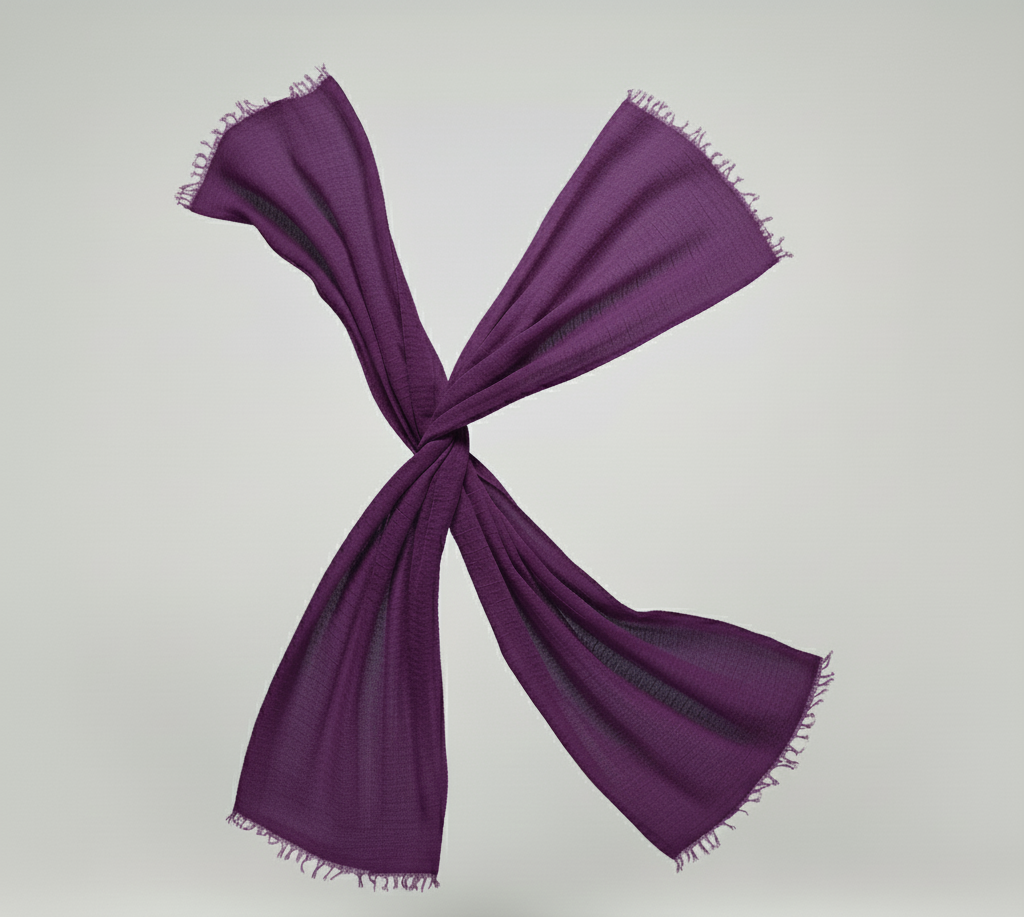 Twilight Purple Crimps Hijab