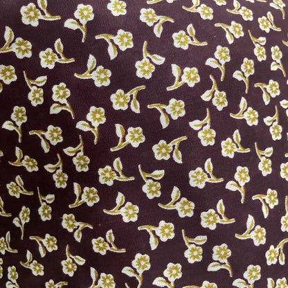 Maroon Small Floral Namaz Chaddar with Attached Veil