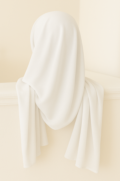 Porcelain White- Georgette