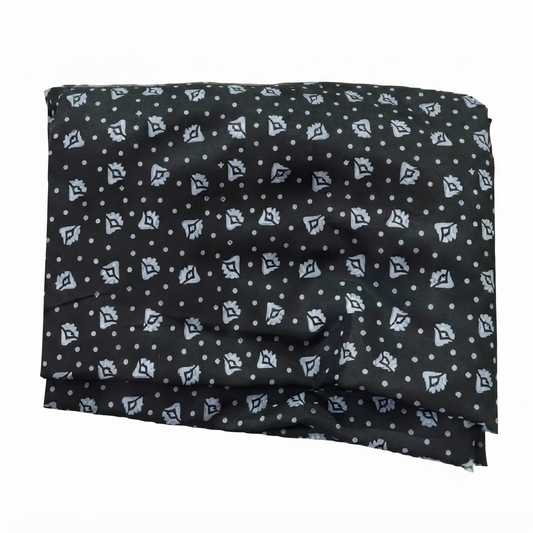 Charcoal Grey Printed Namaz Chaddar for Kids Age 7–12
