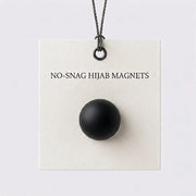 Premium Matte No-Snag Hijab Magnet – Black | Hijab Magnets Pakistan