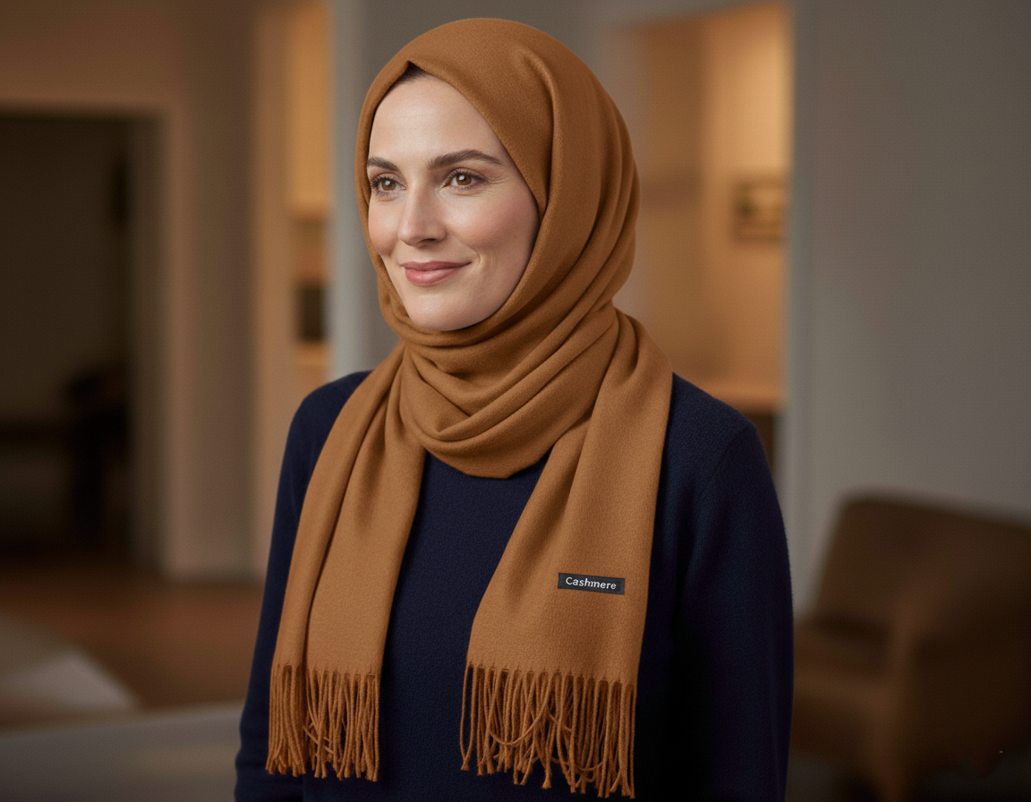 Velvet Mocha Cashmere Hijab