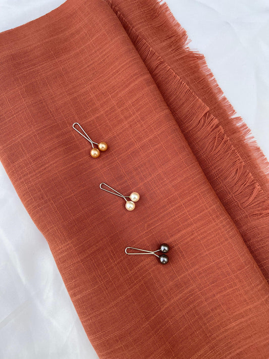 Burnt Sienna Turkish Hijab - Elegant & Effortless