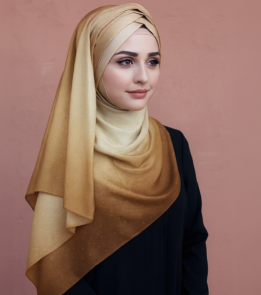 Three Tone Classic  - Silk Ombre Rhinestones