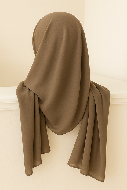 Dark Beige - Georgette