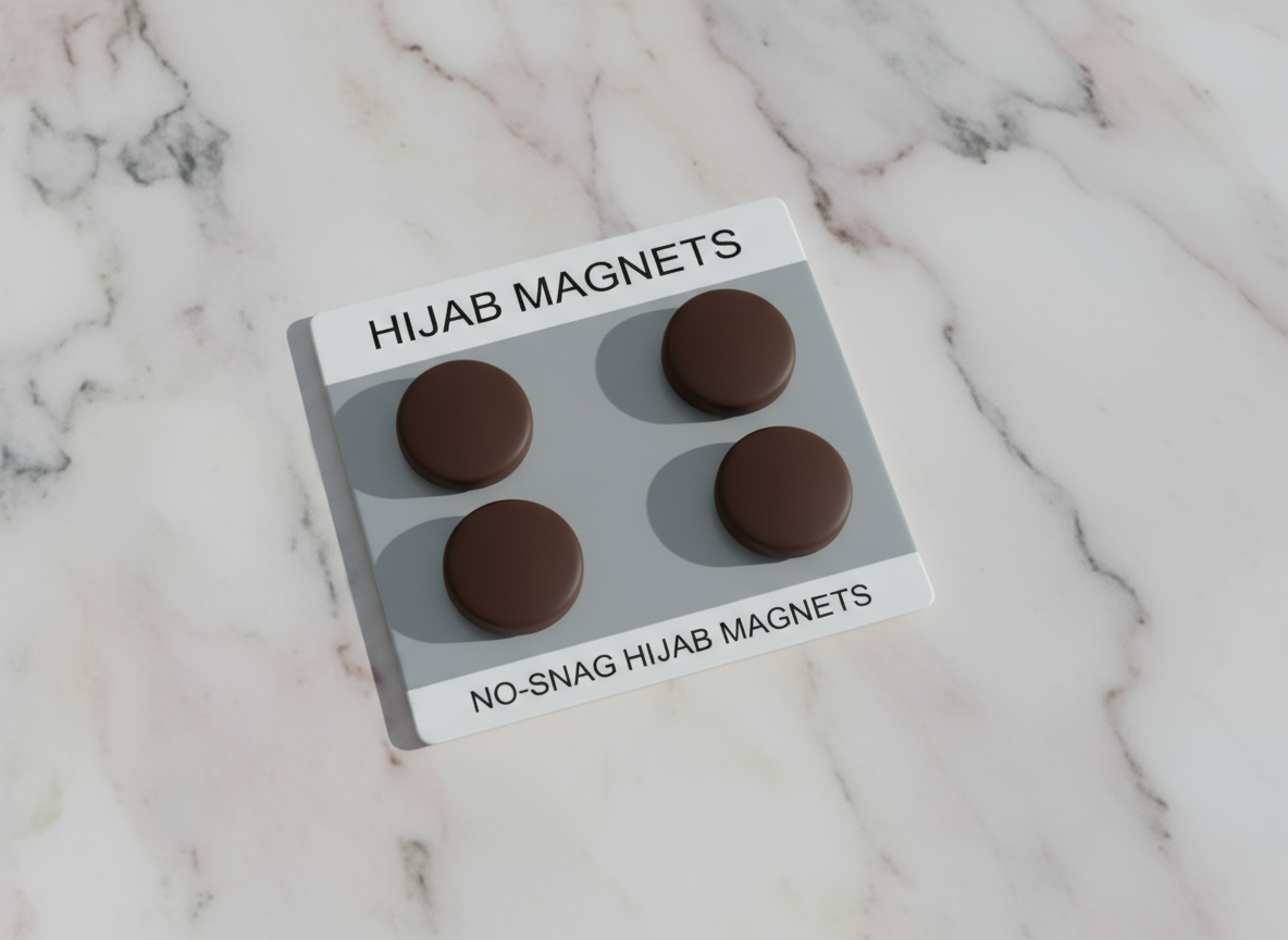 Circle Brown Espresso - Matt Hijab Magnet