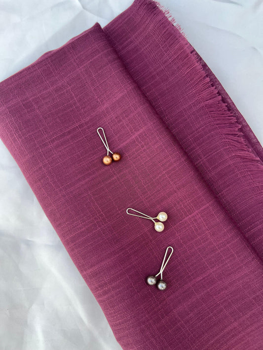 Deep Berry Pink Turkish Hijab - Elegant & Effortless