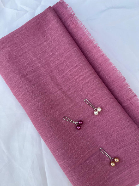 Dusty Rose Purple Turkish Hijab - Elegant & Effortless