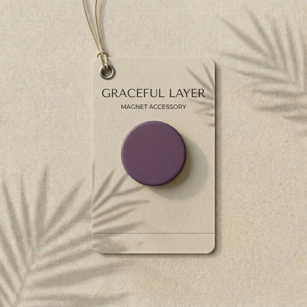 Lavender Purple flat hijab magnet Pakistan
