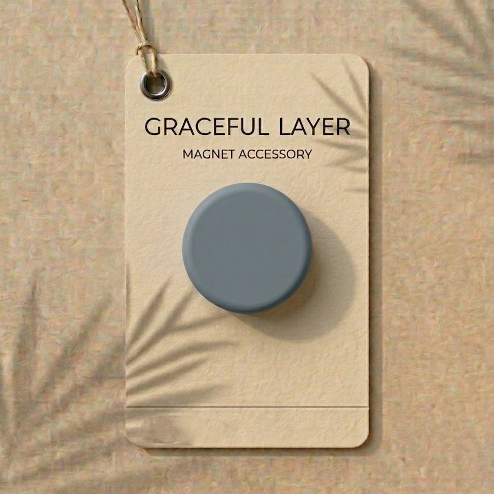 Slate Blue flat hijab magnet Pakistan
