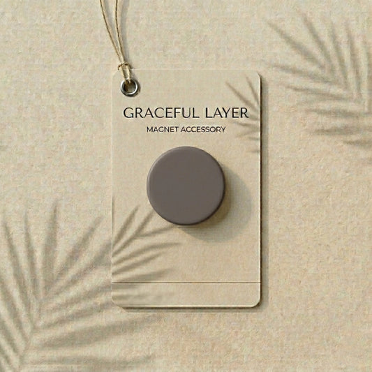 Cool Grey Matte flat hijab magnet Pakistan
