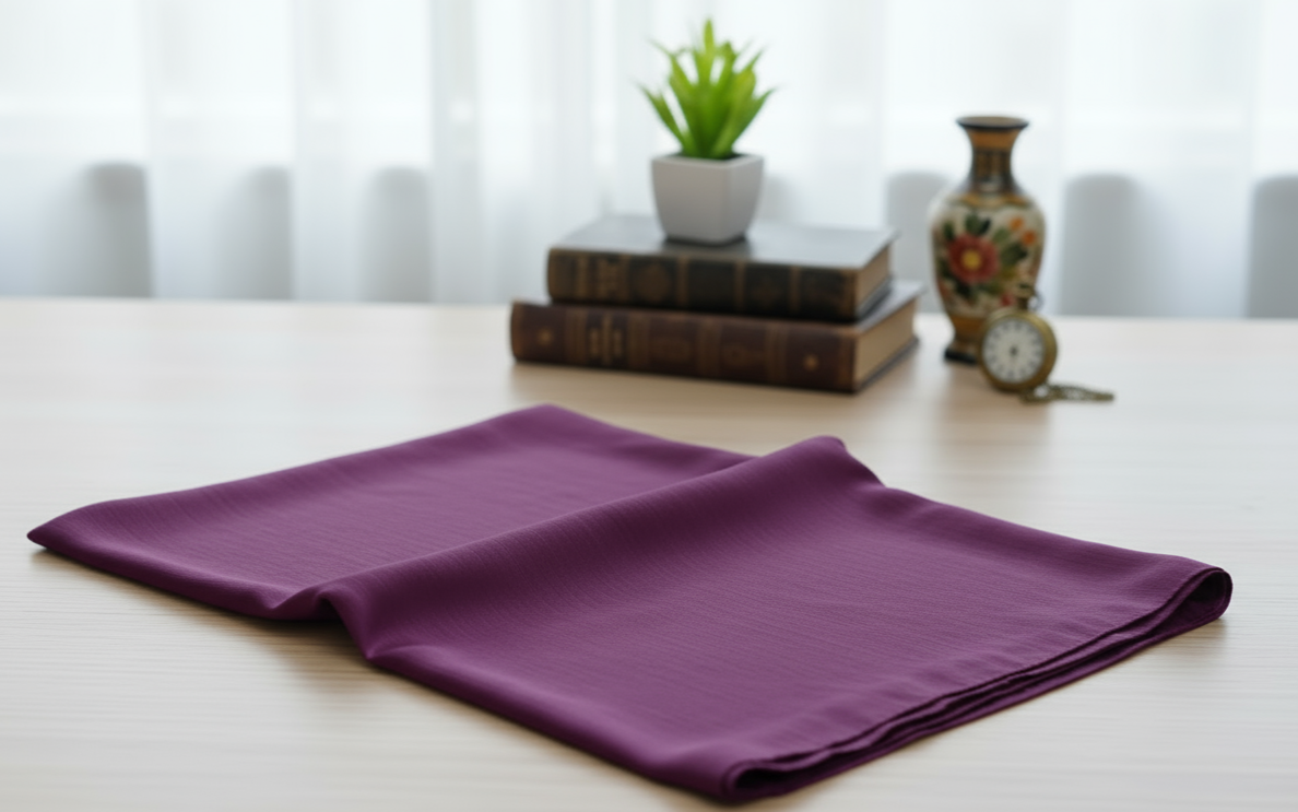 Metallic Purple- Matte Silk