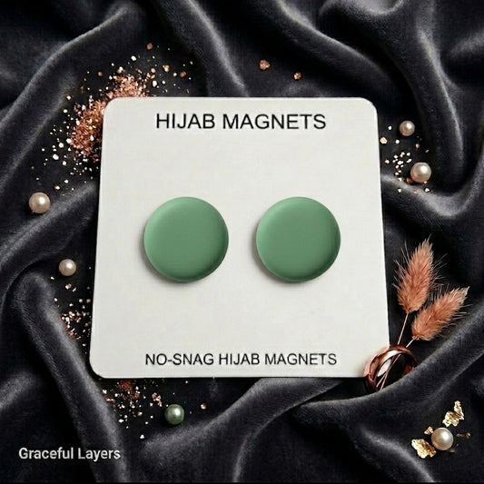 Premium mint hijab magnet no snag Pakistan  
