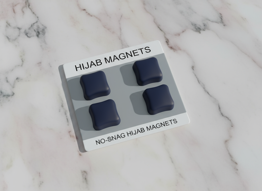 Navy Blue Square - Matt Hijab Magnet
