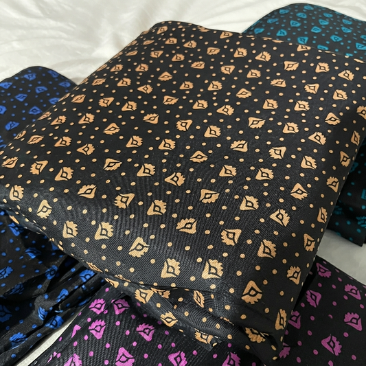 Black Peach Mother Daughter Namaz Chaddar Set | Matching Prayer Wear