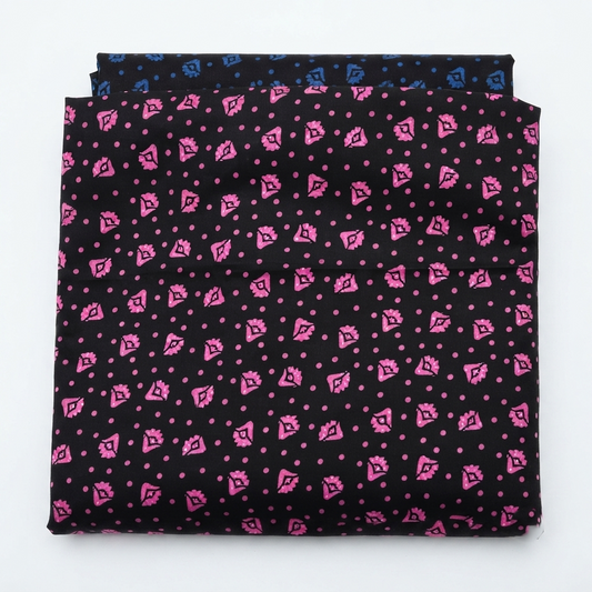 Black Pink Mother Daughter Namaz Chaddar Set | Matching Prayer Wear