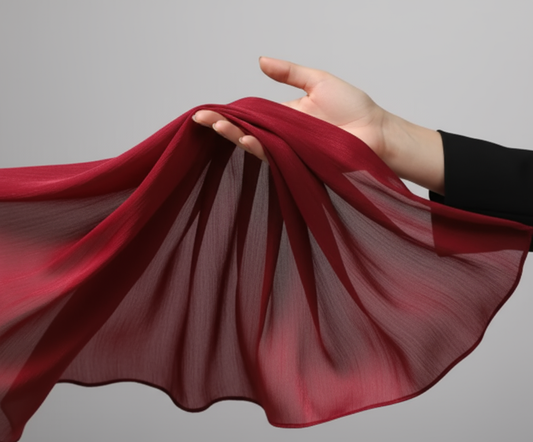 Red Wine - Organza Silk